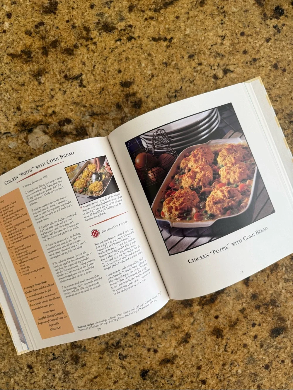Community Cookbook  Casual Suppers Recipes hardcover book